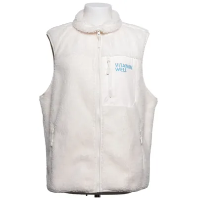 Fleece-Weste (Weiß) von Vitamin Well Polyester