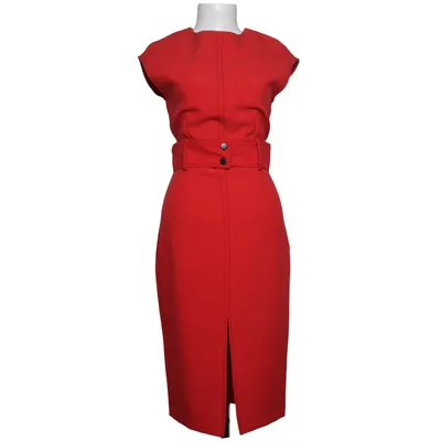 Jurk (Rood) van Zara Basic Collection Elastaan, Polyester