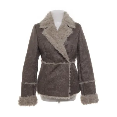 Shearlingjacka (Brun, Beige) från JSFN Akryl, Polyester