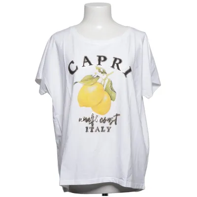 T-shirt (Wit, Meerkleurig) van Azara Katoen, Elastaan