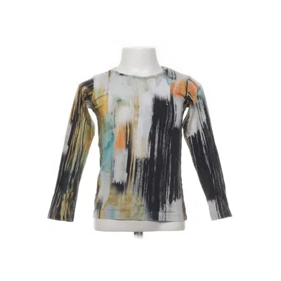 Långärmad t-shirt (Vit, Flerfärgad) från Metsola Bomull, Elastan