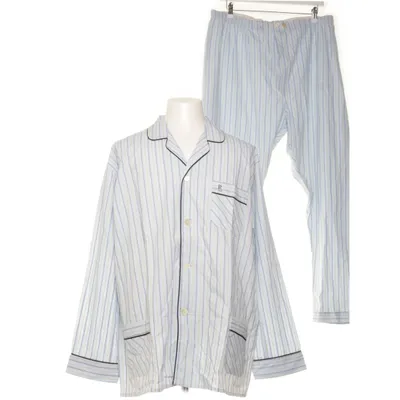 Pyjamas (Blå, Vit, Grön) från Robson Bomull