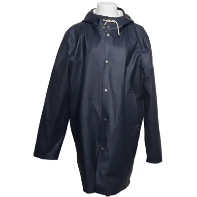 Raincoat (Blue) from Stutterheim Cotton, Polyester, Polyurethane