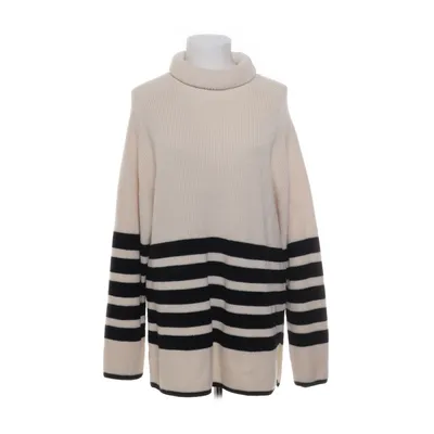 Turtleneck (Beige, Sort) fra COS Bomuld, Uld