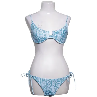 Bikini (Bleu, Blanc) de Zaful Élasthane, Polyester
