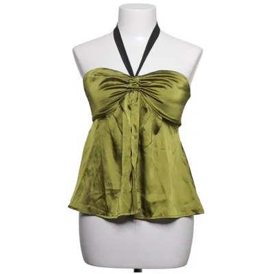 Halter neck top (Green, Black) from Kimchi Blue Polyester