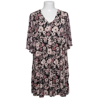 Jurk (Zwart, Roze, Meerkleurig) van Yours Elastaan, Polyester, Viscose
