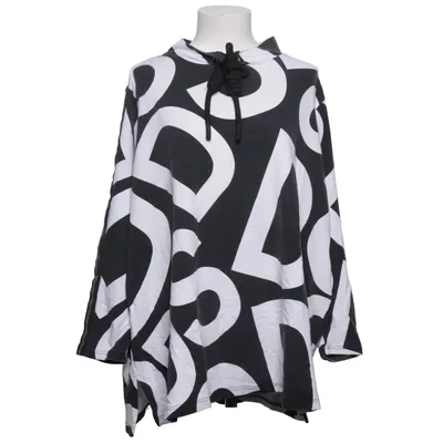 Sweat à capuche (Noir, Blanc) de Doris Streich Élasthane, Viscose
