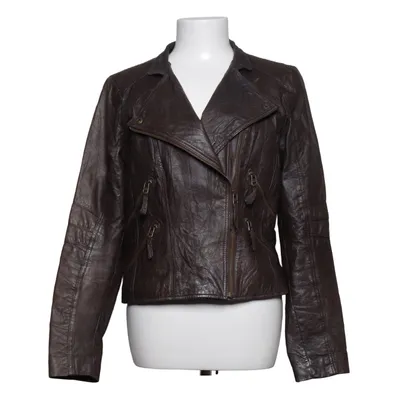 Bikerjacka (Brun) från Piro Skinn, Polyester