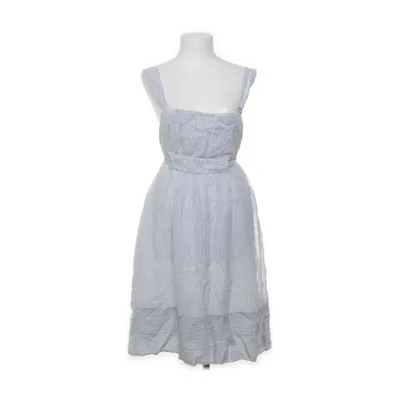 Klänning (Blå, Vit) från Zara Basic Bomull