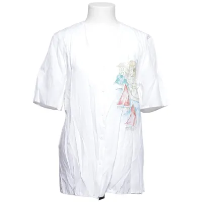 Kortærmet skjorte (Hvid, Flerfarvet) fra Lindex Polyester, Viscose