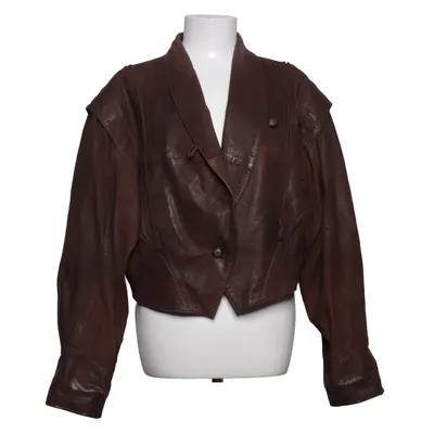 Läderjacka (Brun) från Zara Leather Collection Skinn, Polyester