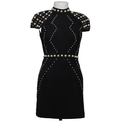 Dress (Black) from Boohoo Premium Cotton, Polyamide, Polyester