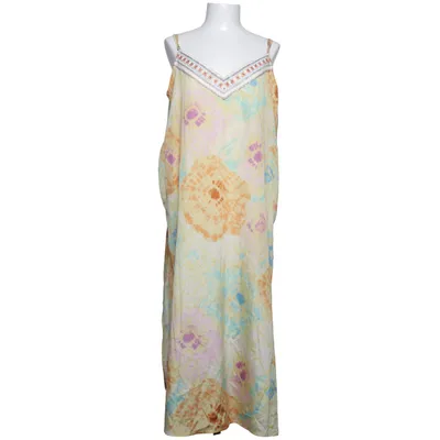 Robe longue (Jaune, Multicolore) de Resort Polyester
