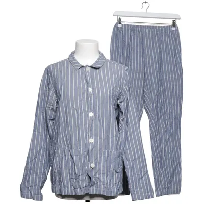 Pyjamas (Blå, Vit) från Nufferton Ekologisk bomull