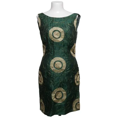 Cocktailjurk (Groen, Goud) van Entré Design Lisa Fredriksson Zijde, Viscose