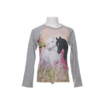 Långärmad t-shirt (Grå, Flerfärgad) från Miss Melody Bomull, Polyester