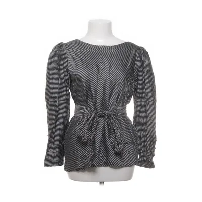 Omlottblus (Svart, Vit) från Thai Silk Silke