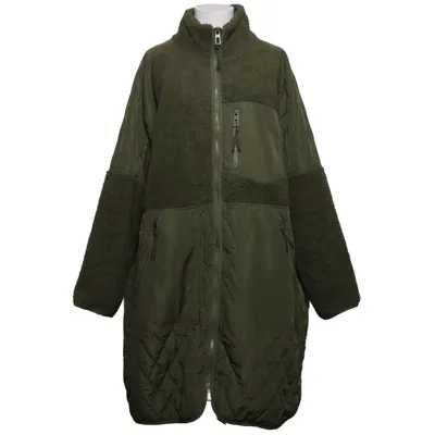 Frakke (Grøn) fra ONLY Carmakoma Polyester