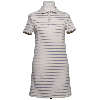 Polo dress (White, Blue) from Mango Cotton, Polyester