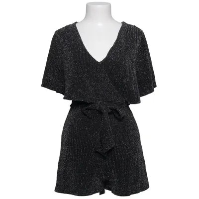 Jumpsuit (Black, Silver) from Bershka Night Out Polyester