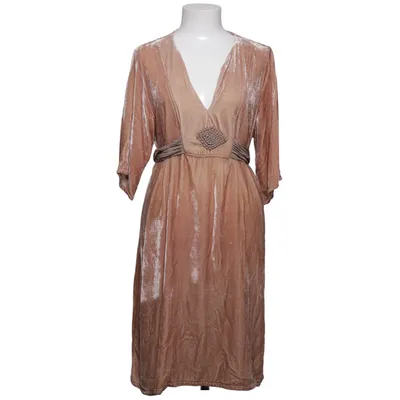 Jurk (Goud) van Brittinger Zijde, Viscose