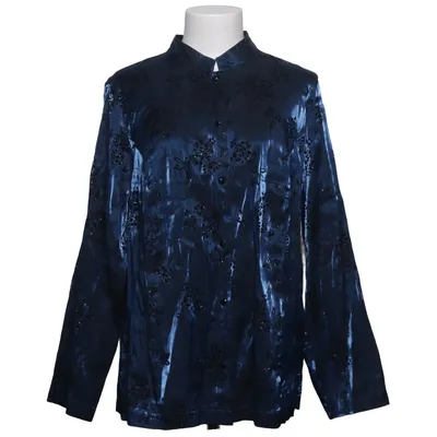 Blouse (Bleu, Noir) de Notations Polyester, Viscose