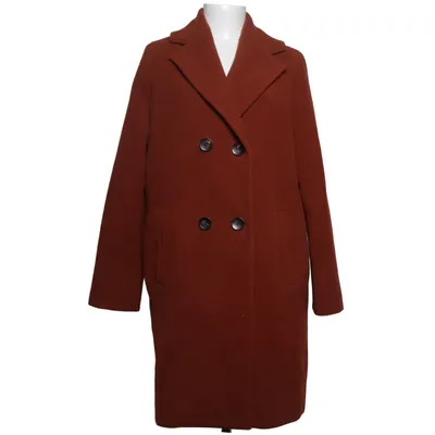 Coat (Orange) from Lanius Viscose, Wool