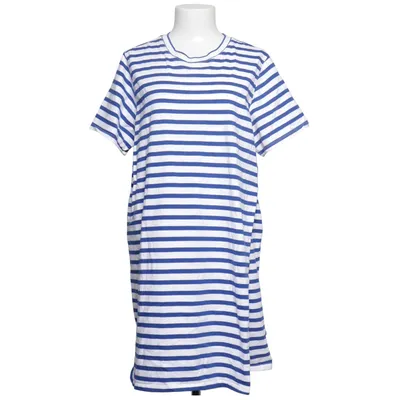 Mammaklänning (Blå, Vit) från H&M Mama Bomull