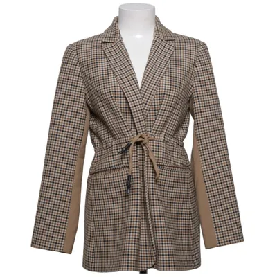Blazer (Beige, Brown, Black) from Blanche Acetate, Elastane, Polyester, Viscose