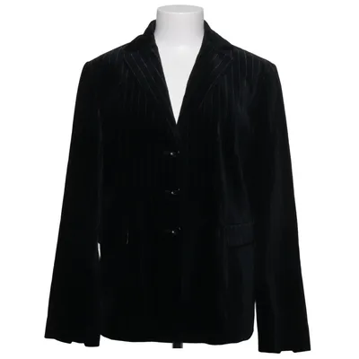 Blazer (Zwart) van Gaddi's Katoen, Polyester
