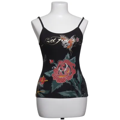 Tanktop (Schwarz, Mehrfarbig) von Ed Hardy Elasthan, Viskose