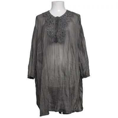 Tunic (Gray) from Open End Cotton