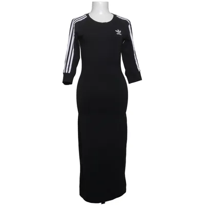 Jurk (Zwart, Wit) van Adidas Originals Katoen, Elastaan