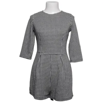 Jumpsuit (Zwart, Wit) van Bershka_BSKGIRL Katoen, Elastaan, Polyester