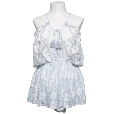 Combinaison (Bleu, Blanc) de O.Vianca Coton, Polyester