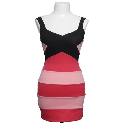 Kleid (Schwarz, Pink, Rot) von A Wear Elasthan, Polyester