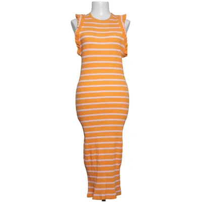 Maxi jurk (Oranje, Wit, Roze) van Zara