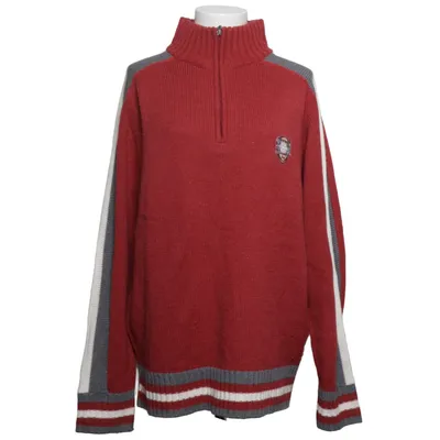Sweater (Red, Gray, White) from Basic Style Acrylic, Wool