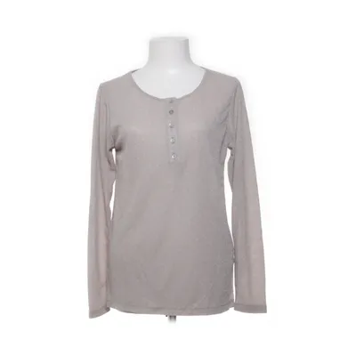 Long sleeve T-shirt (Pink) from Monrow Metallic fiber, Polyester, Viscose