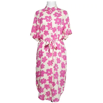 Skjortklänning (Rosa, Beige, Flerfärgad) från Monki Viskos