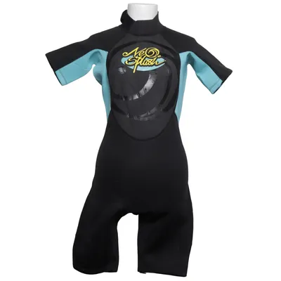 Neoprenanzug (Schwarz, Türkis) von Neo Splash Polyester