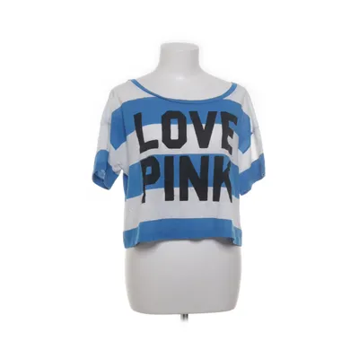 T-shirt (Blauw, Wit, Zwart) van Pink Victoria's Secret Katoen, Polyester