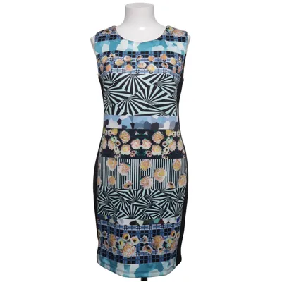 Robe (Noir, Multicolore) de Elisa Immagine Élasthane, Polyester