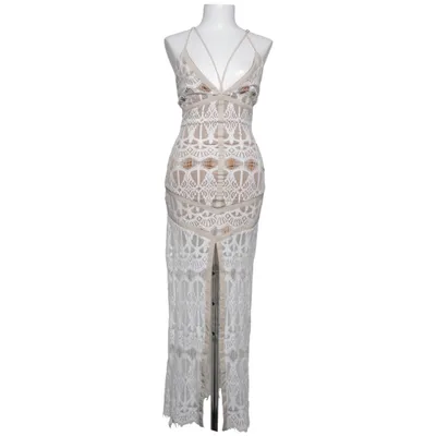 Cocktailjurk (Wit, Beige) van Sabo Skirt
