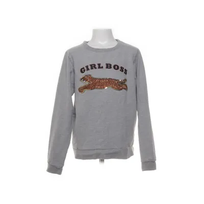 Collegetröja (Grå) från Petit Bomull, Elastan, Polyester