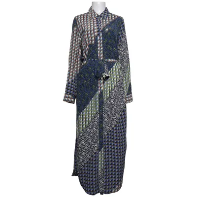 Blousejurk (Blauw, Meerkleurig) van Jadicted Elastaan, Polyester