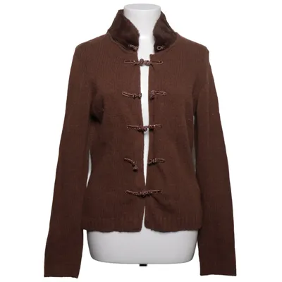 Cardigan (Bruin) van Schumacher Kasjmier, Merinowol, Polyamide, Viscose