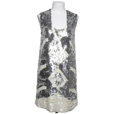 Cocktail dress (White, Silver, Multicolored) from Twin Set Simona Barbieri