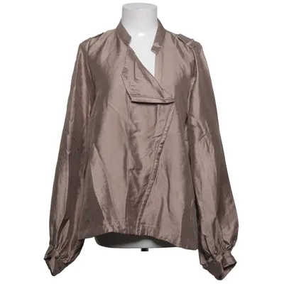 Bluse (Beige) von Ahlvar Gallery Seide, Wolle